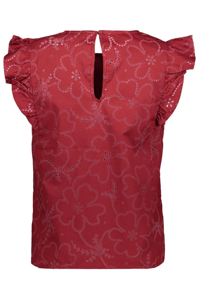 VMDORA SL FLOUNCE TOP WVN 10329376 SYRAH